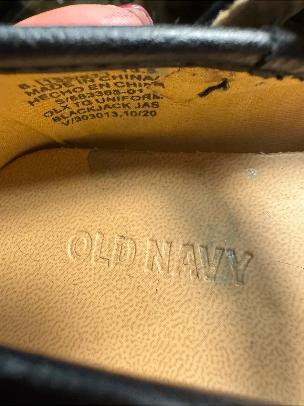 Old Navy Black Girls Mary Jane Dress Shoes